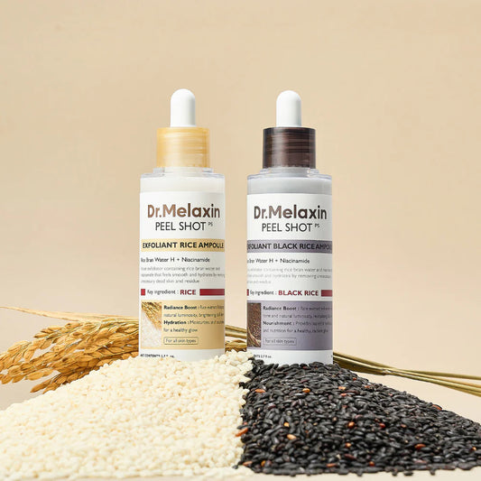 DR. MELAXIN PEEL SHOT – Dúo Exfoliante de Arroz