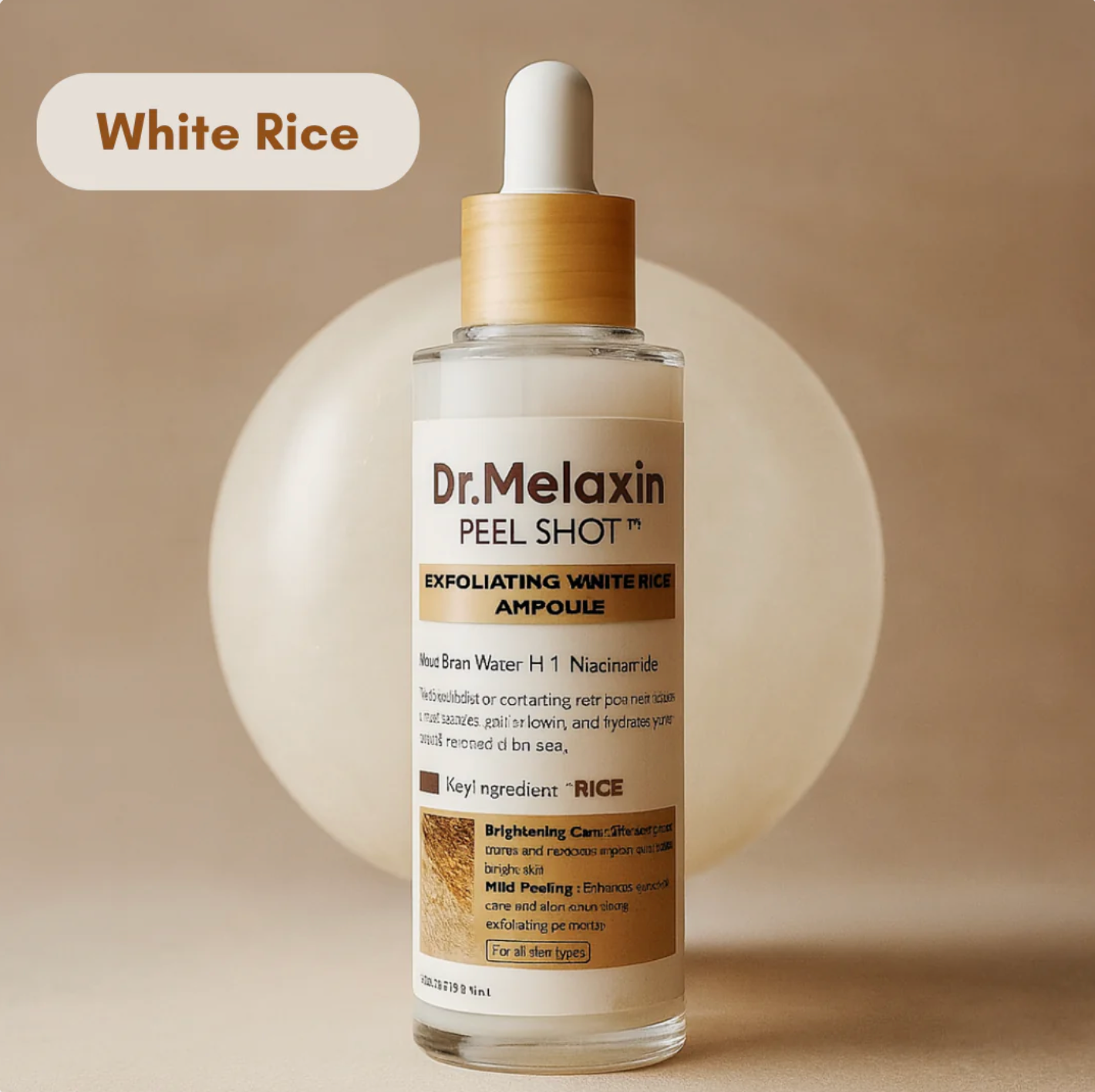DR. MELAXIN PEEL SHOT – Dúo Exfoliante de Arroz